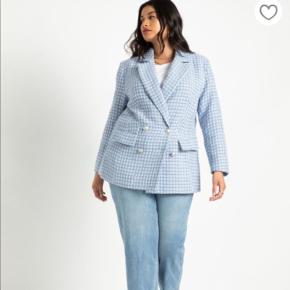 Eloquii Tweed Blazer - Picture 2 of 8
